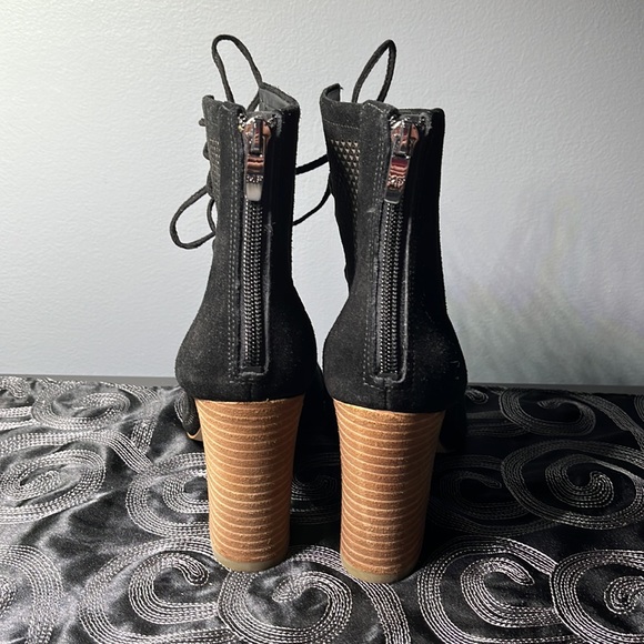 MARC FISHER Shaini Perforated Lace-up Bootie - Picture 3 of 4